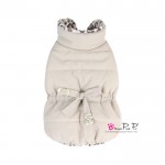 Pretty Pet Drawstring Waist Jacket Beige